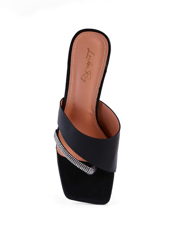 GOFLY NEVER MINIMAL LOW HEEL SANDALS - Tigbuls Variety Fashion