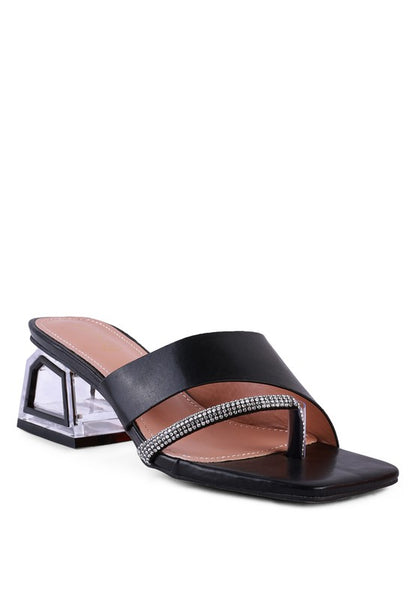 GOFLY NEVER MINIMAL LOW HEEL SANDALS - Tigbuls Variety Fashion