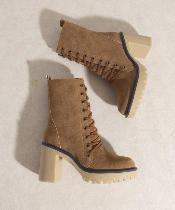 OASIS SOCIETY Jenna - Platform Military Boots - Tigbuls Variety Fashion