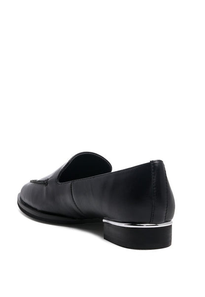 ANNA Leather Slip-On Loafers - Tigbul's Variety Fashion Shop