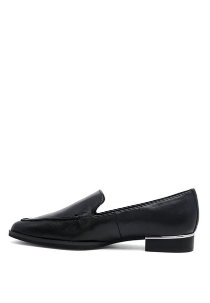 ANNA Leather Slip-On Loafers - Tigbul's Variety Fashion Shop