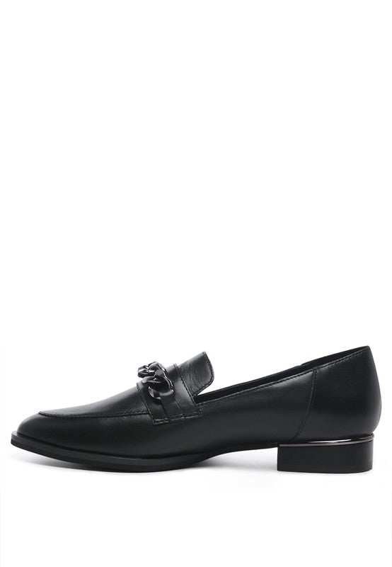 POLA Leather Horsebit Loafers - Tigbul's Variety Fashion Shop