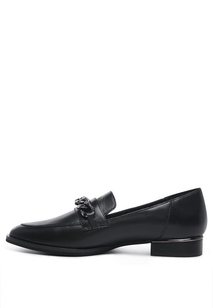 POLA Leather Horsebit Loafers - Tigbul's Variety Fashion Shop