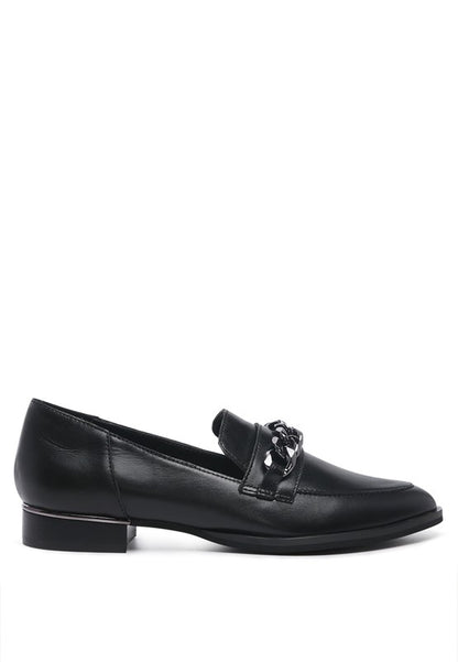 POLA Leather Horsebit Loafers - Tigbul's Variety Fashion Shop