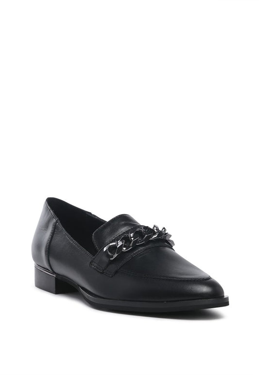 POLA Leather Horsebit Loafers - Tigbul's Variety Fashion Shop