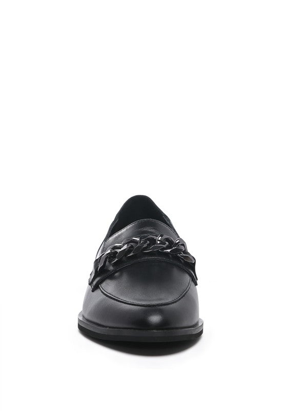 POLA Leather Horsebit Loafers - Tigbul's Variety Fashion Shop