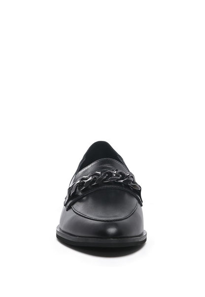 POLA Leather Horsebit Loafers - Tigbul's Variety Fashion Shop