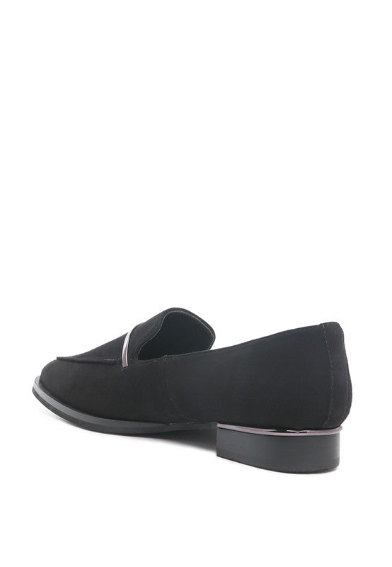 PAULINA Suede Leather Loafers - Tigbul's Variety Fashion Shop