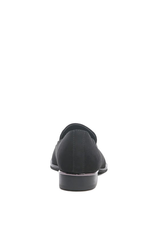 PAULINA Suede Leather Loafers - Tigbul's Variety Fashion Shop