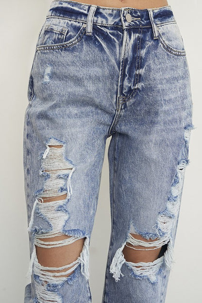 SLIM BOYFRIEND JEANS - Tigbul's Variety Fashion Shop
