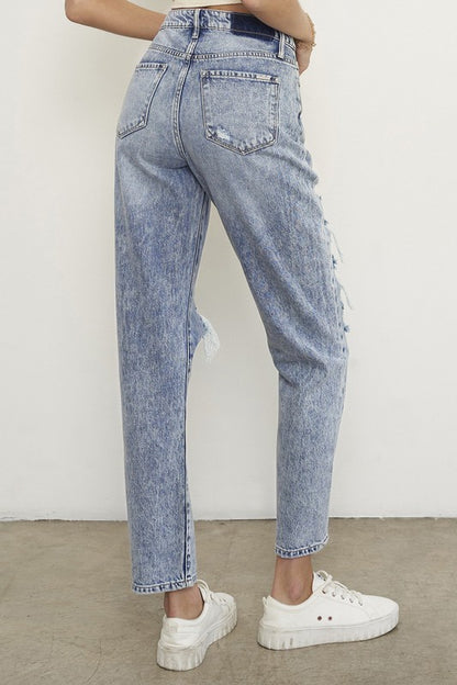 SLIM BOYFRIEND JEANS - Tigbul's Variety Fashion Shop