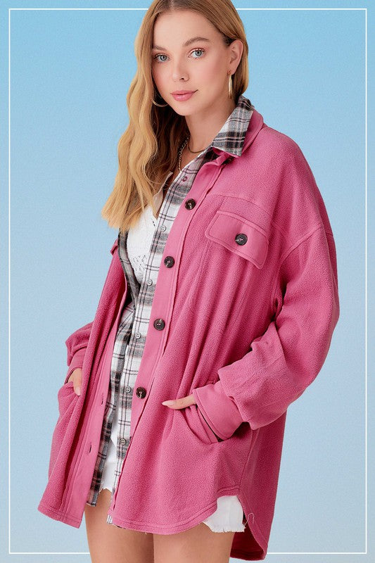 Sunset Fleece Jacket - Tigbul's Variety Fashion Shop