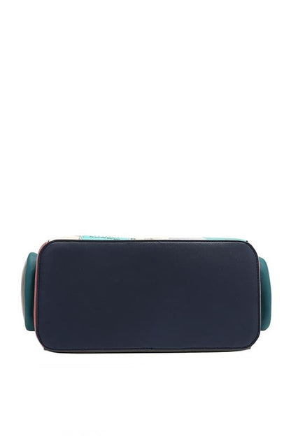 Nicole Lee USA Eco-Leather Handbag with Side Pockets - Tigbul's Variety Fashion Shop