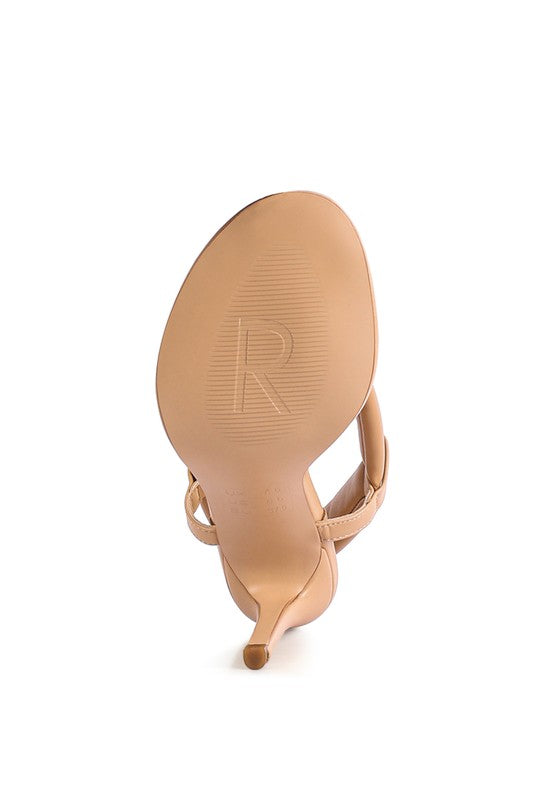 SINGLES High Heeled Thong Sandals - Tigbul's Variety Fashion Shop