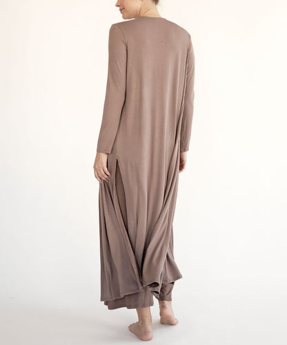 BAMBOO MAXI LONG CARDIGAN - Tigbul's Variety Fashion Shop