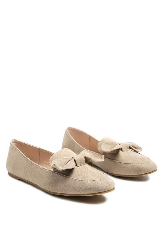 REMEE Front Bow Loafers - Tigbuls Variety Fashion