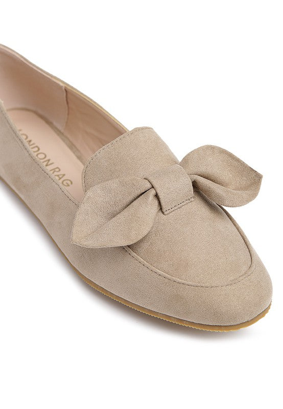 REMEE Front Bow Loafers - Tigbuls Variety Fashion