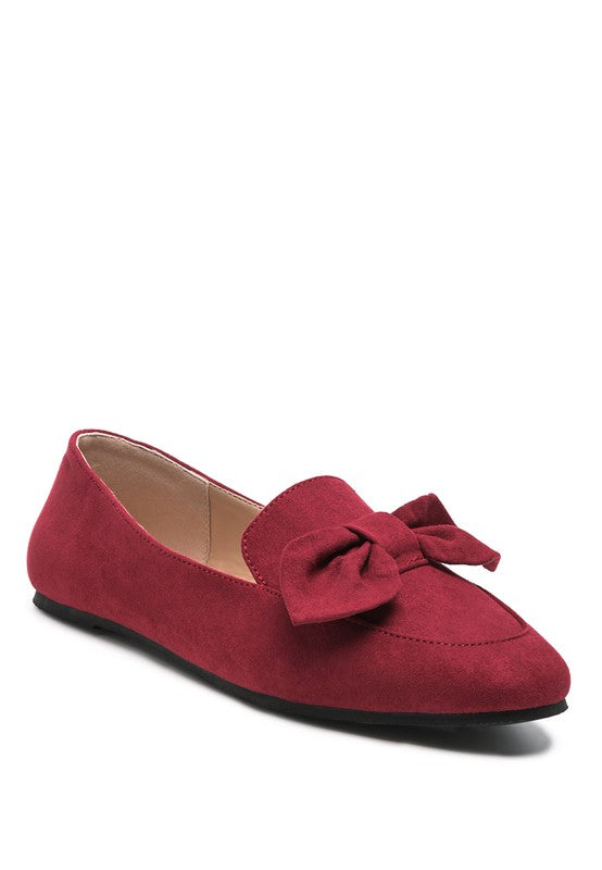 REMEE Front Bow Loafers - Tigbuls Variety Fashion