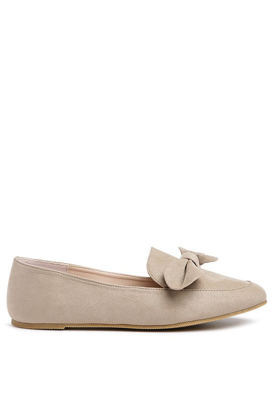 REMEE Front Bow Loafers - Tigbuls Variety Fashion