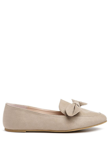 REMEE Front Bow Loafers - Tigbuls Variety Fashion