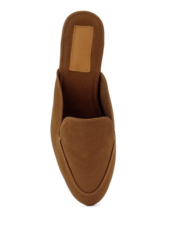 CALICO Organic Canvas Mules - Tigbuls Variety Fashion