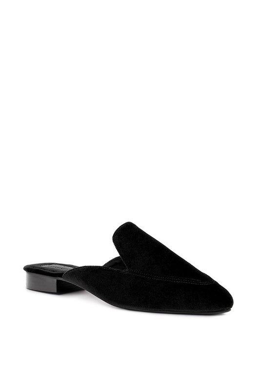 BATISTE Velvet Handcrafted Mules - Tigbuls Variety Fashion