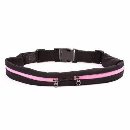 Dual Pocket Running Belt Sports - Tigbul's Variety Fashion Shop