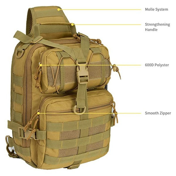 Tactical Military Medium Sling Range Bag - Tigbul's Variety Fashion Shop
