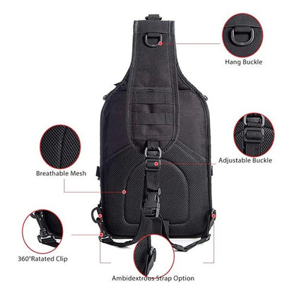Tactical Military Medium Sling Range Bag - Tigbul's Variety Fashion Shop
