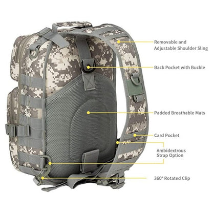 Tactical Military Medium Sling Range Bag - Tigbul's Variety Fashion Shop