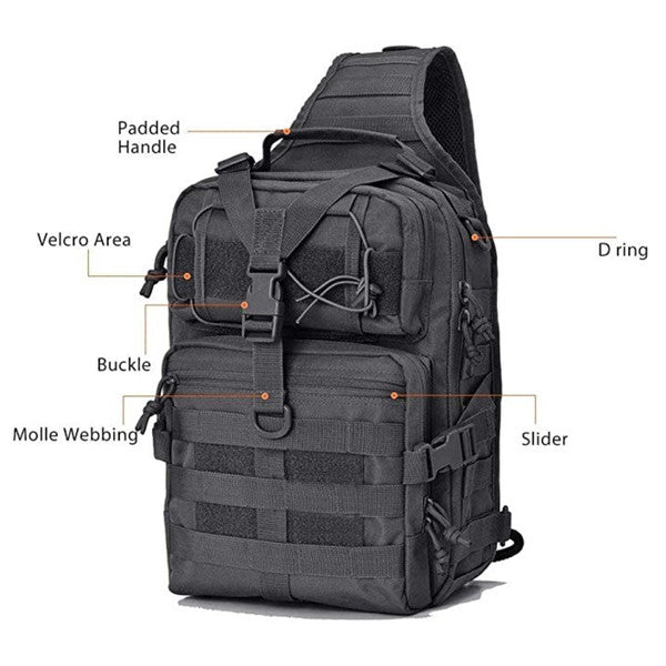 Tactical Military Medium Sling Range Bag - Tigbul's Variety Fashion Shop