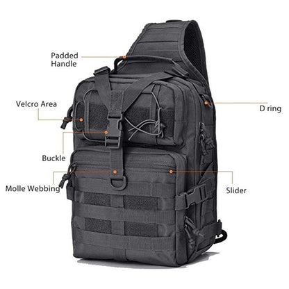 Tactical Military Medium Sling Range Bag - Tigbul's Variety Fashion Shop