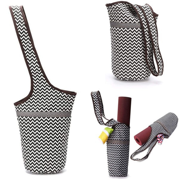 Yoga Mat Tote Bag with Large Side Pockets - Tigbuls Variety Fashion