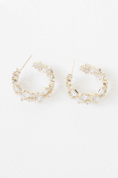 Carraway Hoop Earrings - Tigbuls Variety Fashion