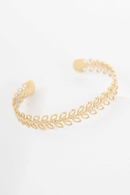 Fern Cuff Bracelet - Tigbuls Variety Fashion