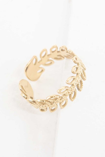 Fern Adjustable Ring - Tigbuls Variety Fashion