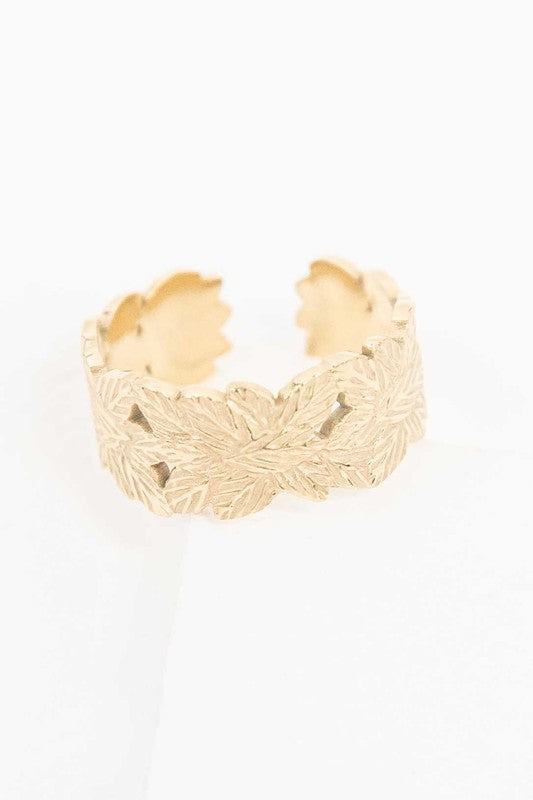 Wreath Adjustable Ring - Tigbuls Variety Fashion