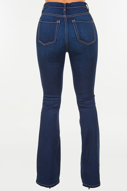 Raya Boot Cut Jean in Dark Denim - Tigbuls Variety Fashion