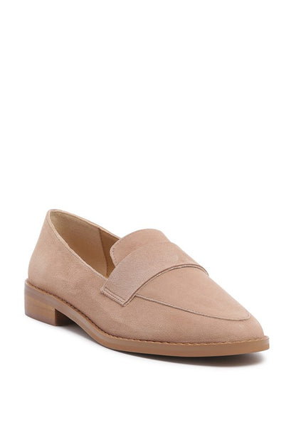 ZOFIA Suede Penny Loafers - Tigbuls Variety Fashion