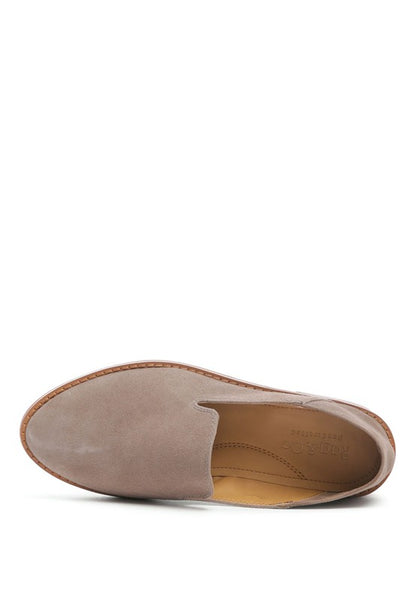 OLIWIA Classic Suede Loafers - Tigbuls Variety Fashion