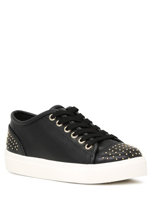 Studded Everday Casual Sneakers - Tigbul's Variety Fashion Shop