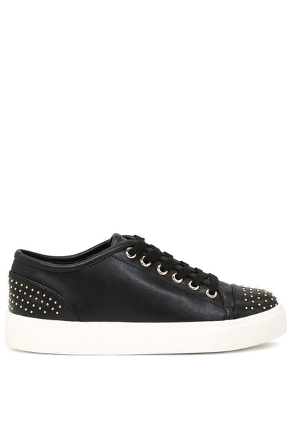 Studded Everday Casual Sneakers - Tigbul's Variety Fashion Shop
