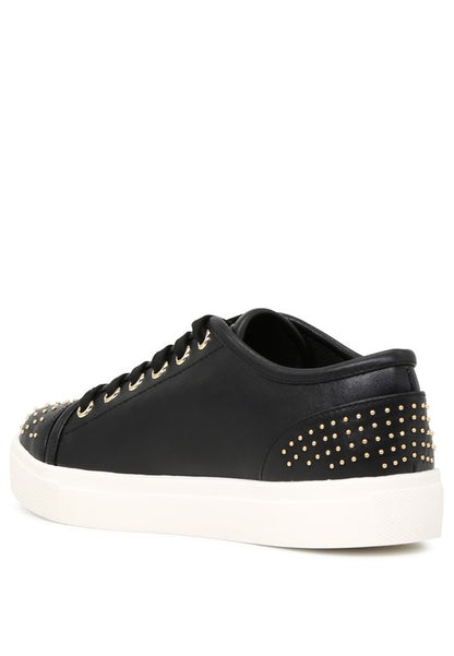Studded Everday Casual Sneakers - Tigbul's Variety Fashion Shop