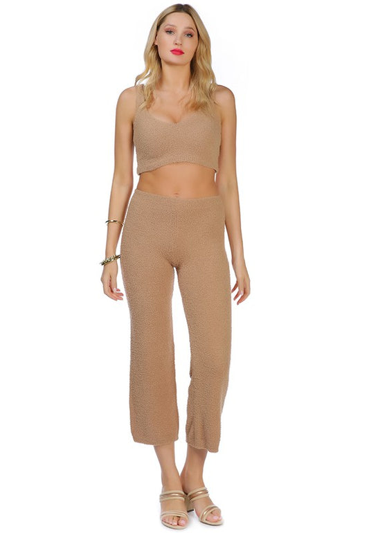 Solid Casual Wide Leg Trousers - Tigbul's Variety Fashion Shop