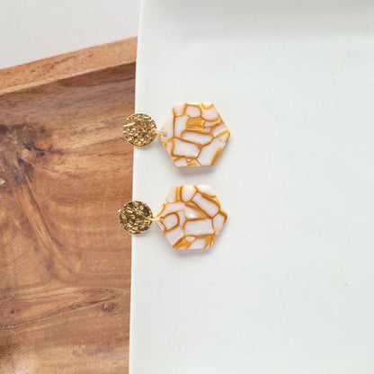 Roxy Earrings - Pumpkin Spice - Tigbul's Variety Fashion Shop