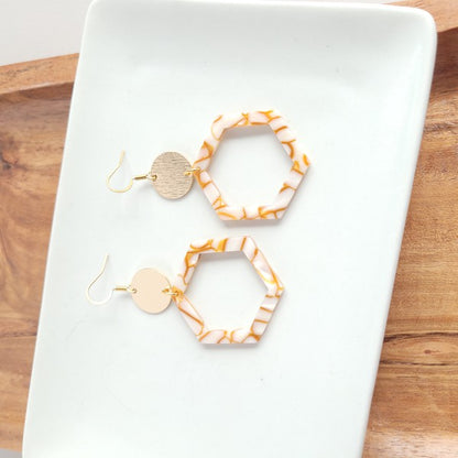 Lennox Earrings - Pumpkin Spice - Tigbul's Variety Fashion Shop
