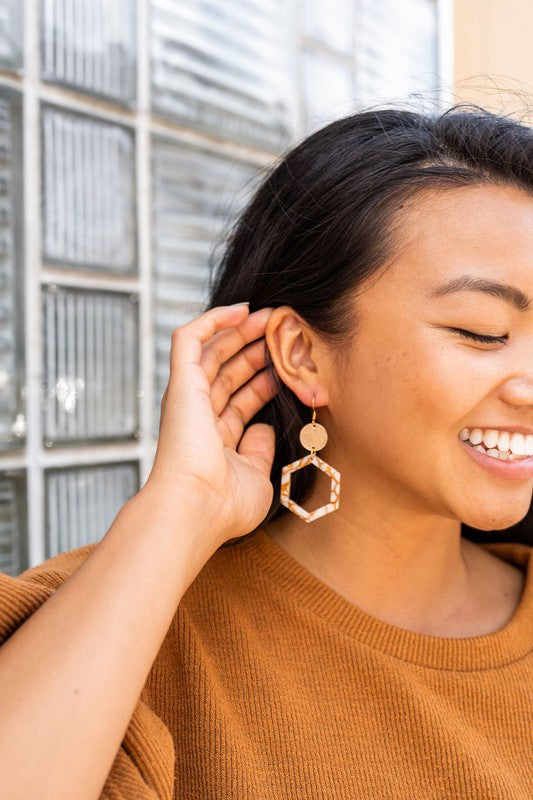 Lennox Earrings - Pumpkin Spice - Tigbul's Variety Fashion Shop