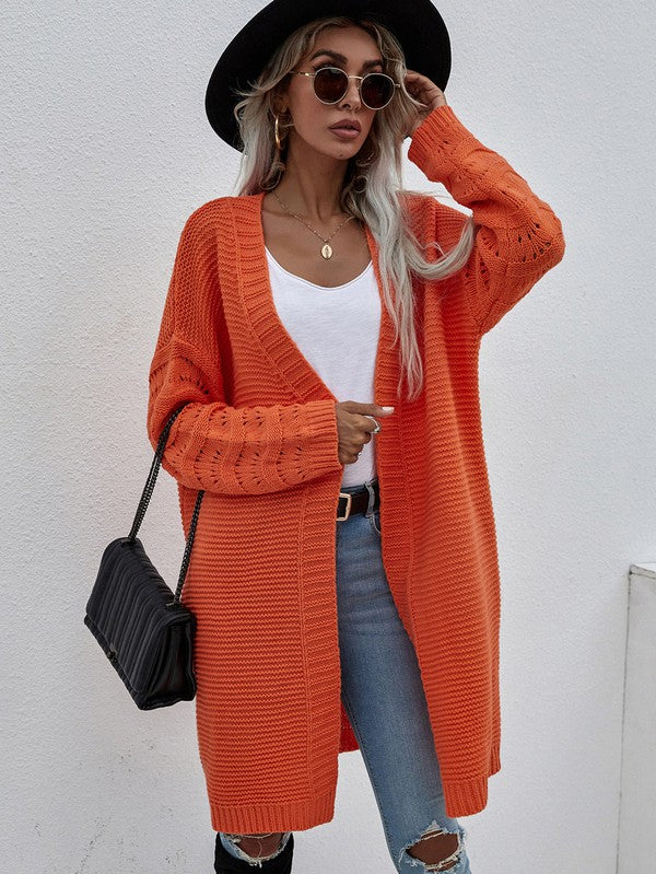 Women's Long Sleeve  Cardigen - Tigbul's Variety Fashion Shop