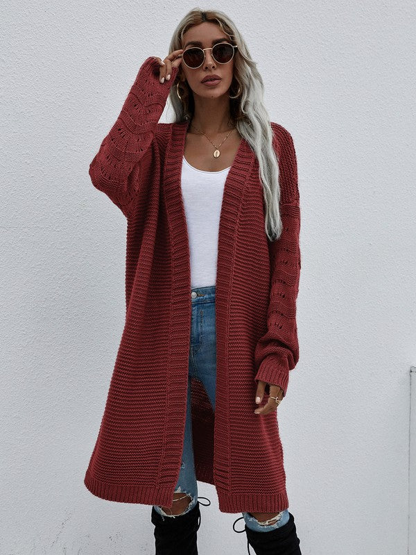 Women's Long Sleeve  Cardigen - Tigbul's Variety Fashion Shop