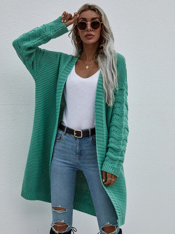 Women's Long Sleeve  Cardigen - Tigbul's Variety Fashion Shop